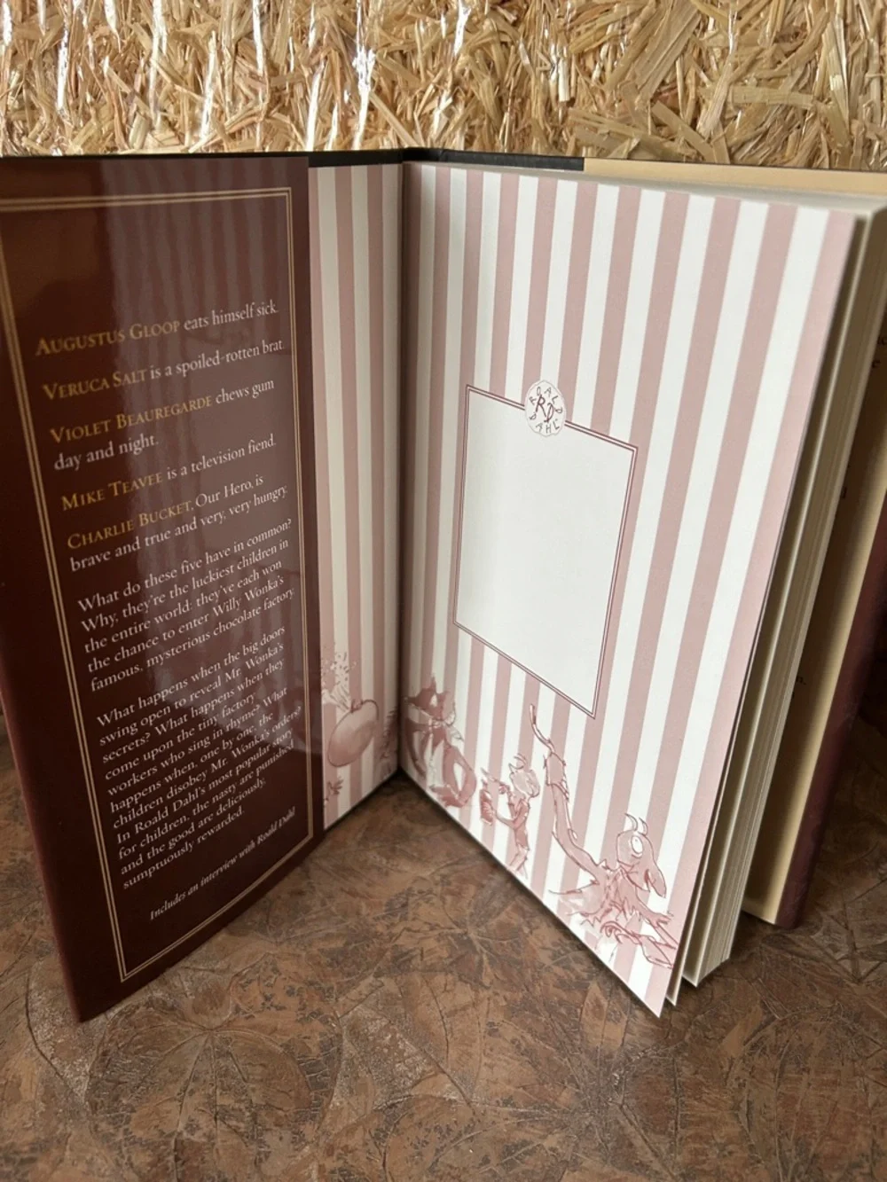 Charlie and the Chocolate Factory Vintage Hard Cover Novel with Sleeve